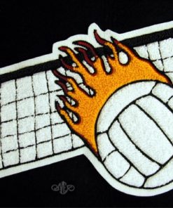 Volleyball 4 Back Patch