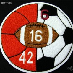 Multi Sport Basketball, Football, and Soccer Back Patch